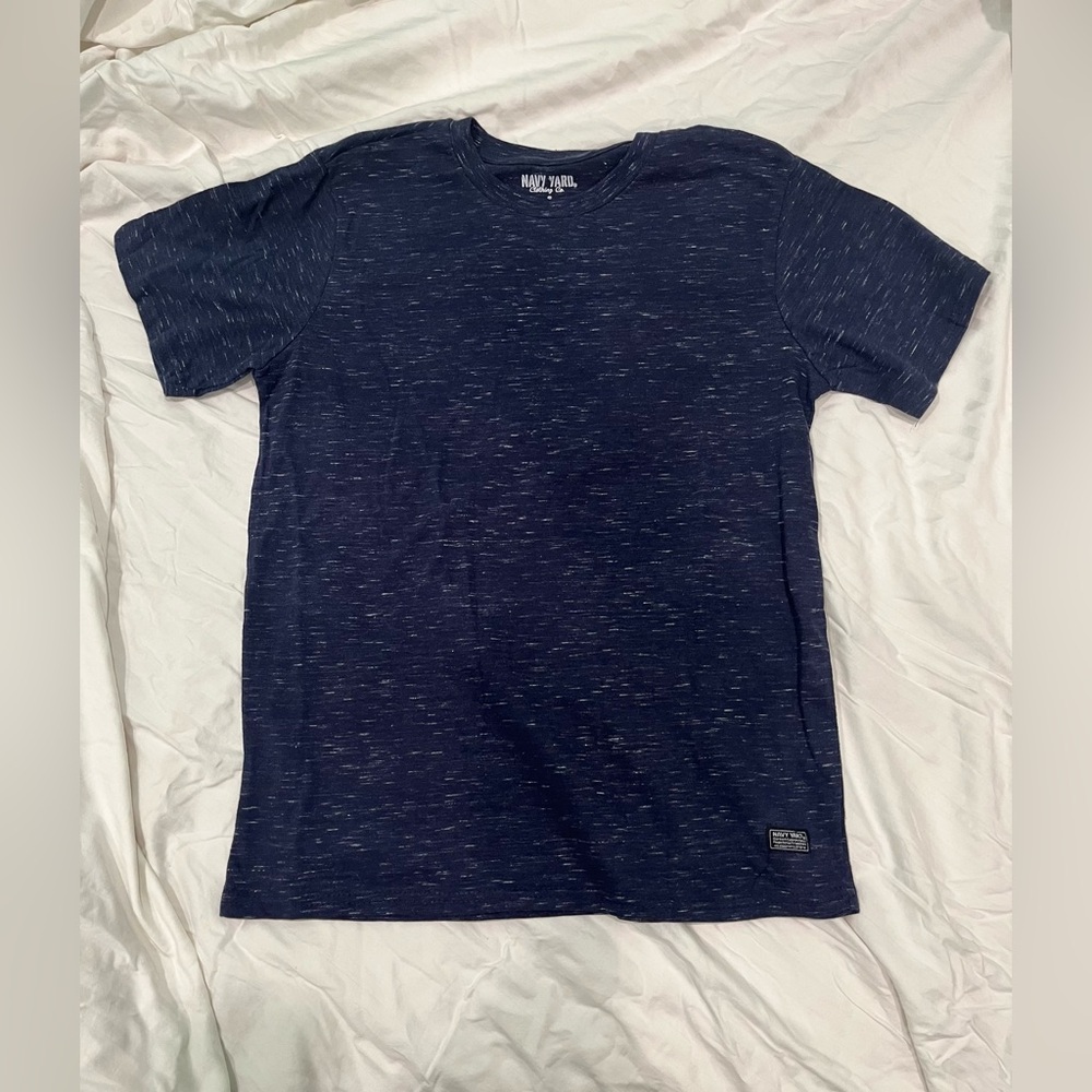 NEW Navy Yard Dark Blue Simple Small T Shirt